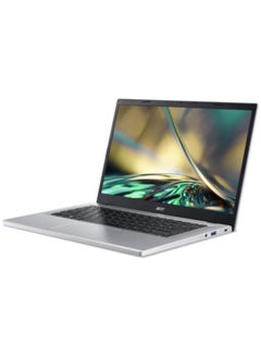 Acer Aspire 3  Laptop With 14-Inch Full HD Display, Core i3-N305 Processor/8GB RAM/128GB SSD/Intel UHD Graphics/Windows 11 English Pure Silver  - Image 4