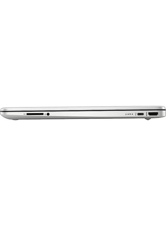HP - Laptop With 15.6-Inch Full HD Display, Intel Core i3-1215U Processor/4GB RAM/128GB SSD/Intel Iris XE Graphics/Windows 11 Home English Natural Silver - Image 1