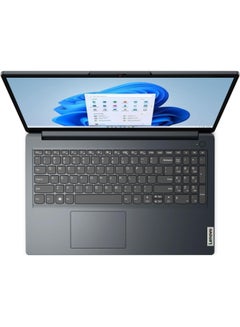 Lenovo IdeaPad 1  Laptop With 15.6-Inch Full HD Display, Celeron N4500 Processor/8GB RAM/512GB SSD/Intel UHD Graphics/Windows 11 Pro English Abyss Blue  - Image 2