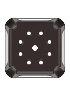 Cosmoplast 100Kg Capacity High Stool Square- 37D x 37W x 46H Dark Brown  - Image 3