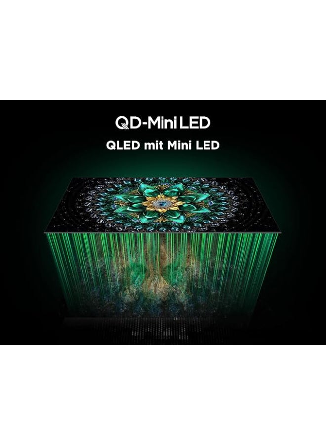 تي سي إل 65 QD-Mini LED TV, 4K HDR Premium, Smart TV Powered by Google TV (Dolby Vision IQ  Sound System, 144Hz Motion Clarity Pro, Game Master, 2025 New Model) 65Q6C Black  - Image 2