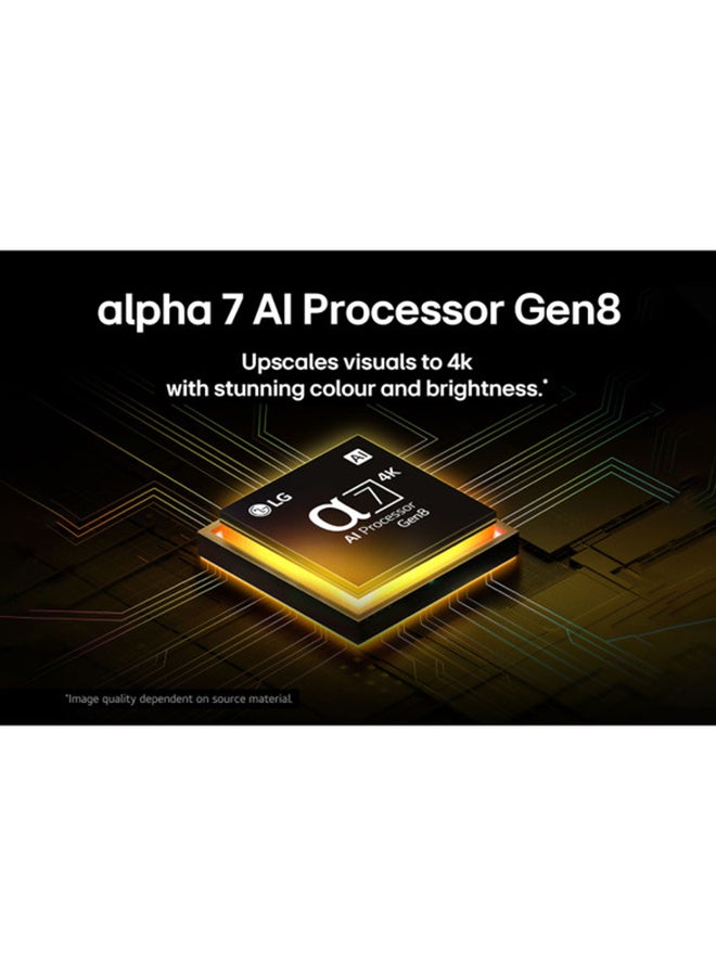 LG 55 inch NanoCell AI 4K Smart TV, AI Magic Remote, HDR10, WebOS25, α7 AI Processor Gen8 with AI Super Upscaling 4K, Unlimited Gameplay with HGiG , ALLM , HDMI 2.0 eARC , Game Optimiz, Model [2025], 60Hz, 2 Year Warranty, 55NANO80A6A Black - Image 5