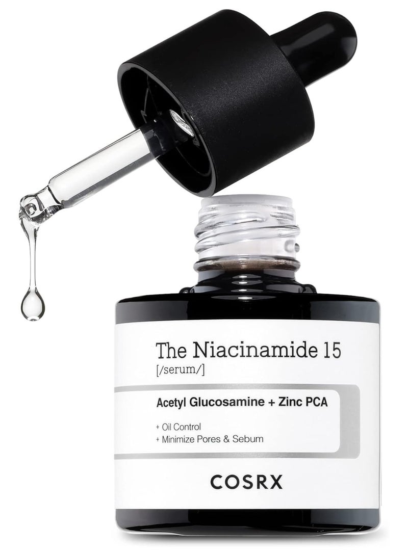Cosrx Niacinamide 15% Face Serum, Minimizing Pores & Sebums, Blemish Treatments for Discoloration, Dark Spots, Enlarged Pores, Anti-aging, 0.67 fl.oz / 20 ml, Animal Testing-Free o.2cm  - Image 1