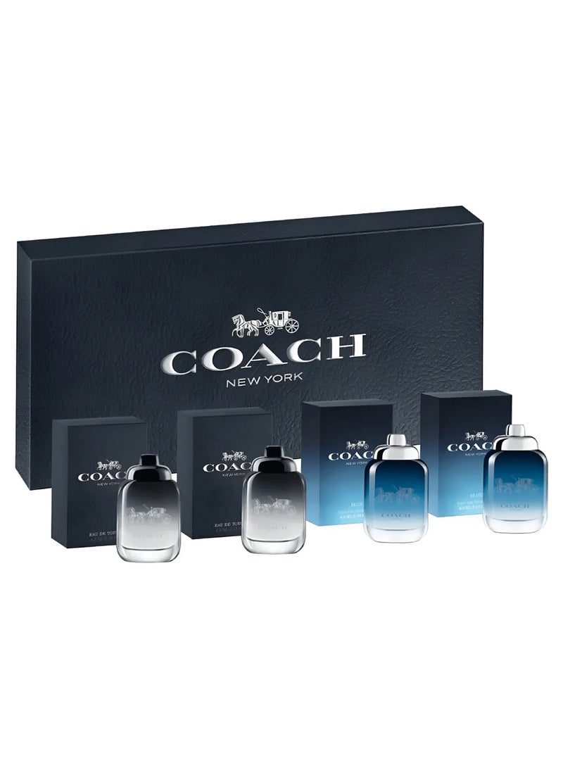 كوتش مجموعة هدايا مصغرة للرجال من كوتش 4 قطع - Image 1
