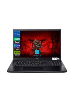 Acer Nitro V15 (Upgraded Version) Laptop With 15.6 Inch Full HD (1920X1080) Display,Intel i9-13900 Processor/16GB RAM DDR5/512 SSD/8GB Nvidia Geforce RTX 4060 Graphics/Windows 11 English/Arabic Black  - Image 1