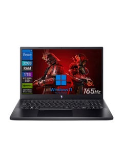 Acer Nitro V 15 (Upgraded Version) Laptop With 15.6 Inch Full HD(1920X1080)165Hz Display,Core i7-13620H Processor/32GB RAM DDR5/1TB SSD/6GB Nvidia GeForce RTX 4050 Graphics/Windows 11/ English/Arabic Black  - Image 1