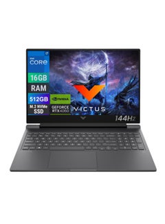 HP Victus Gaming Laptop With 16 Inch Full HD(1920X1080) Display IPS 144Hz, Core i7-13700HX Processor/16GB RAM DDR5/512GB SSD/NVIDIA GeForce RTX 4060 Graphics/DOS(Without Windows) English/Arabic Mica silver  - Image 1