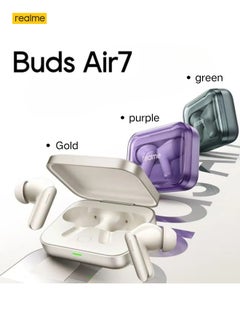 realme Air7 TWS Earbuds: 52dB ANC, 52H Playtime, Low Latency Green  - Image 4
