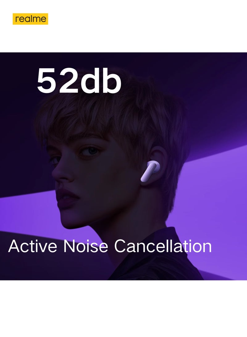 realme - Air7 TWS Earbuds: 52dB ANC, 52H Playtime, Low Latency Green - Image 1