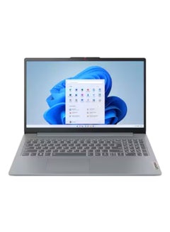 IdeaPad 3 Laptop With 15.6 Inch Full HD(1920X1080) Display, Ryzen 5-5625U Processor/8GB RAM DDR4/512GB SSD/Windows 11/AMD Radeon Graphics/ English/Arabic Arctic Grey
