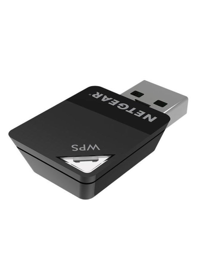 NETGEAR A6100 WiFi AC Adapter USB 2.0 | AC600 Dual Band USB Adapter, Fast WiFi Speed, Full Coverage, Works with 802.11 a/b/g/n/ac WiFi router, Stream HD videos, WPS Connect Button Black  - Image 2
