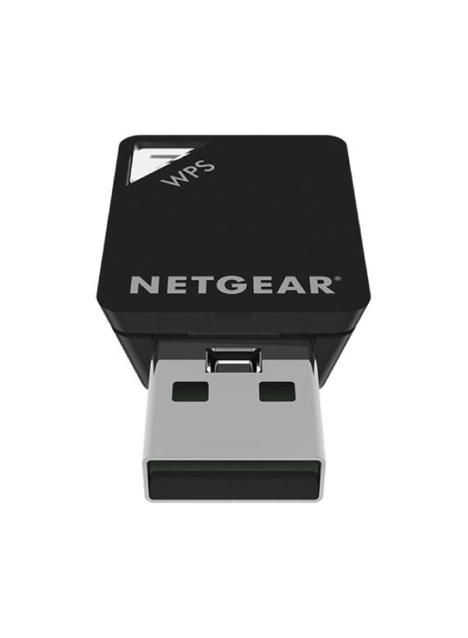 NETGEAR A6100 WiFi AC Adapter USB 2.0 | AC600 Dual Band USB Adapter, Fast WiFi Speed, Full Coverage, Works with 802.11 a/b/g/n/ac WiFi router, Stream HD videos, WPS Connect Button Black  - Image 3