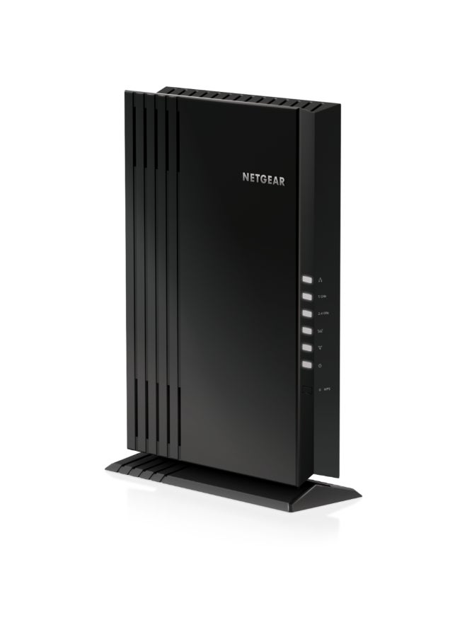 NETGEAR - EAX20 Mesh Extender WiFi 6 | AX1800 Dual Band USB Mesh Router, Fast WiFi Speed, Full Home Coverage, Works with 802.11 a/b/g/n/ac/ax WiFi router, Stream HD videos, WPS Connect Button Black - Image 1