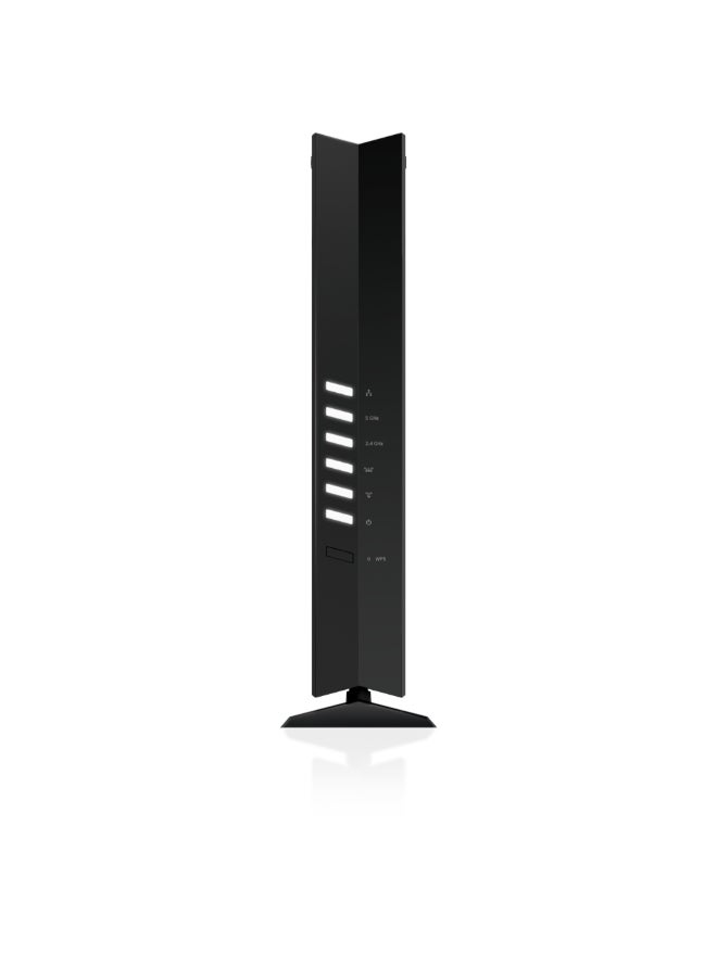 NETGEAR - EAX20 Mesh Extender WiFi 6 | AX1800 Dual Band USB Mesh Router, Fast WiFi Speed, Full Home Coverage, Works with 802.11 a/b/g/n/ac/ax WiFi router, Stream HD videos, WPS Connect Button Black - Image 1