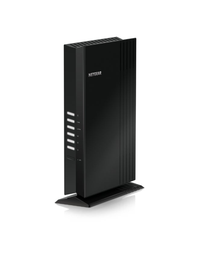 NETGEAR - EAX20 Mesh Extender WiFi 6 | AX1800 Dual Band USB Mesh Router, Fast WiFi Speed, Full Home Coverage, Works with 802.11 a/b/g/n/ac/ax WiFi router, Stream HD videos, WPS Connect Button Black - Image 1