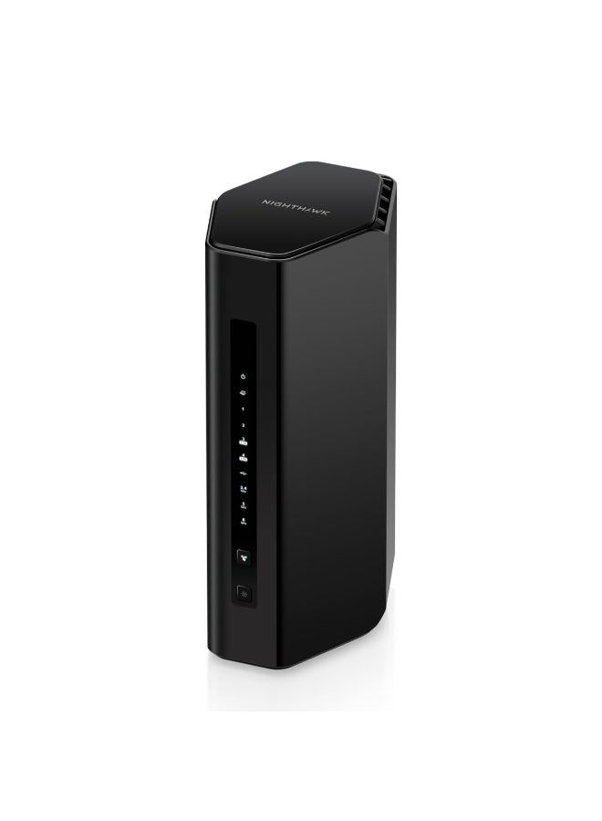 NETGEAR Nighthawk WiFi 7 Dual Band Router| Fast WiFi 7 speeds up to 6.5Gbps, Covers Up to 2,500 sq. ft.Connects 80 Devices, 4K/8K Streaming, Gaming, 2.5Gbps Internet Port - Black Edition Black  - Image 1