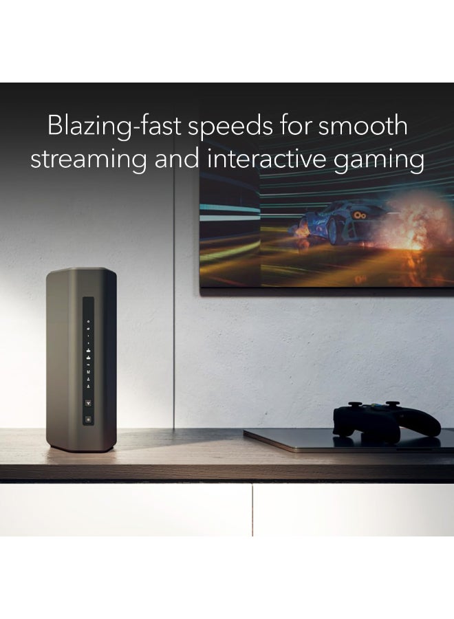 NETGEAR Nighthawk WiFi 7 Dual Band Router| Fast WiFi 7 speeds up to 6.5Gbps, Covers Up to 2,500 sq. ft.Connects 80 Devices, 4K/8K Streaming, Gaming, 2.5Gbps Internet Port - Black Edition Black  - Image 4