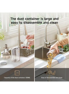 دريم U20 Cordless Vacuum, Blue Light Dust Reveal, 120AW Suction Power, Multi-surface Anti-tangle Brush, Multi-layer 99.9% Filtration, Convenient Maintenance, Swappable Battery Pack 150 W VPV11A White  - Image 5