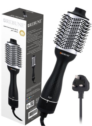 1300Watts Hair Dryer Brush 3 In 1 Hot Air Styler For Hair Drying Straightening Curling