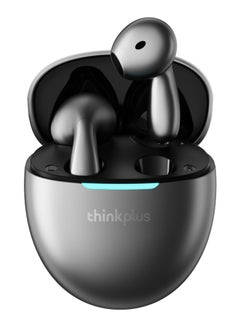 Lenovo LP48- True Wireless Earphones with 13mm Drivers, 25-Hour Battery, Comfortable Semi-In-Ear Design, Low Latency Gaming Mode, and Bluetooth 5.4 grey  - Image 1