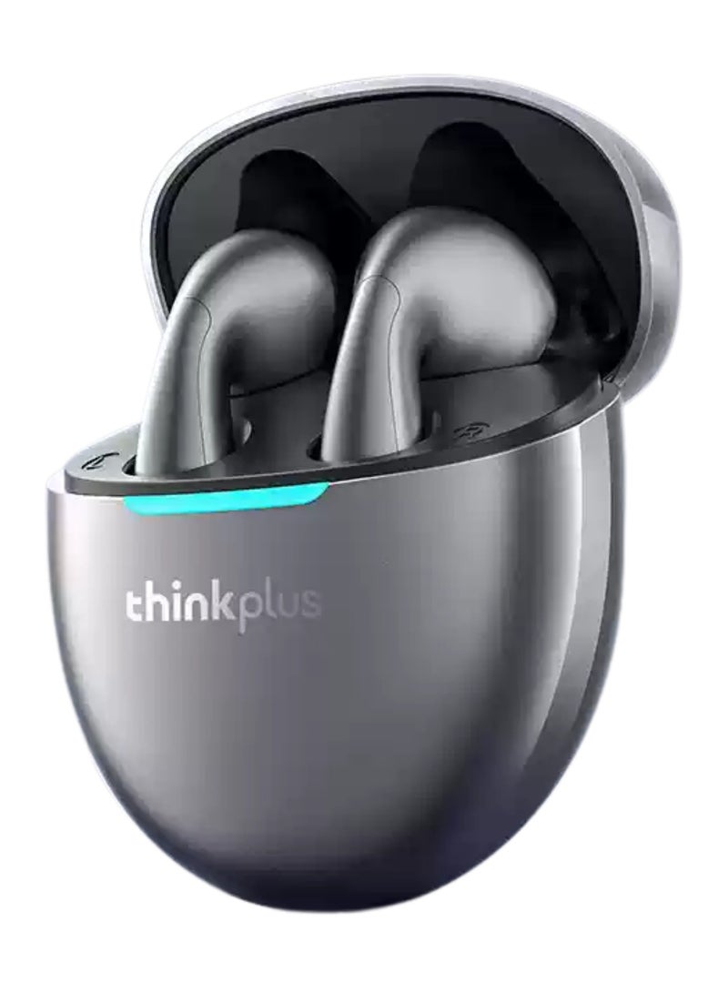 Lenovo - LP48- True Wireless Earphones with 13mm Drivers, 25-Hour Battery, Comfortable Semi-In-Ear Design, Low Latency Gaming Mode, and Bluetooth 5.4 grey - Image 1
