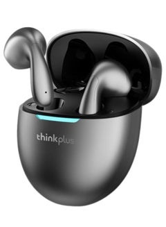 Lenovo LP48- True Wireless Earphones with 13mm Drivers, 25-Hour Battery, Comfortable Semi-In-Ear Design, Low Latency Gaming Mode, and Bluetooth 5.4 grey  - Image 2