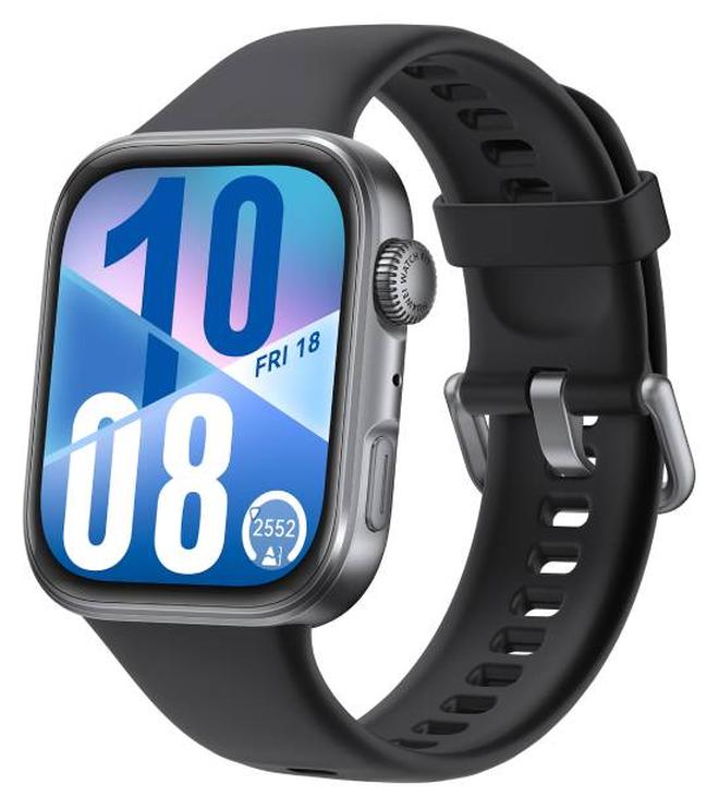 HUAWEI Watch FIT4 Smart Watch, 1.82” Display, 100+ Sports modes, Fitness and Sleep Tracker, Heart Rate Monitor, Emotional Wellbeing Assistant, up to 10-Day Battery Life, iOS & Android Black - Image 1