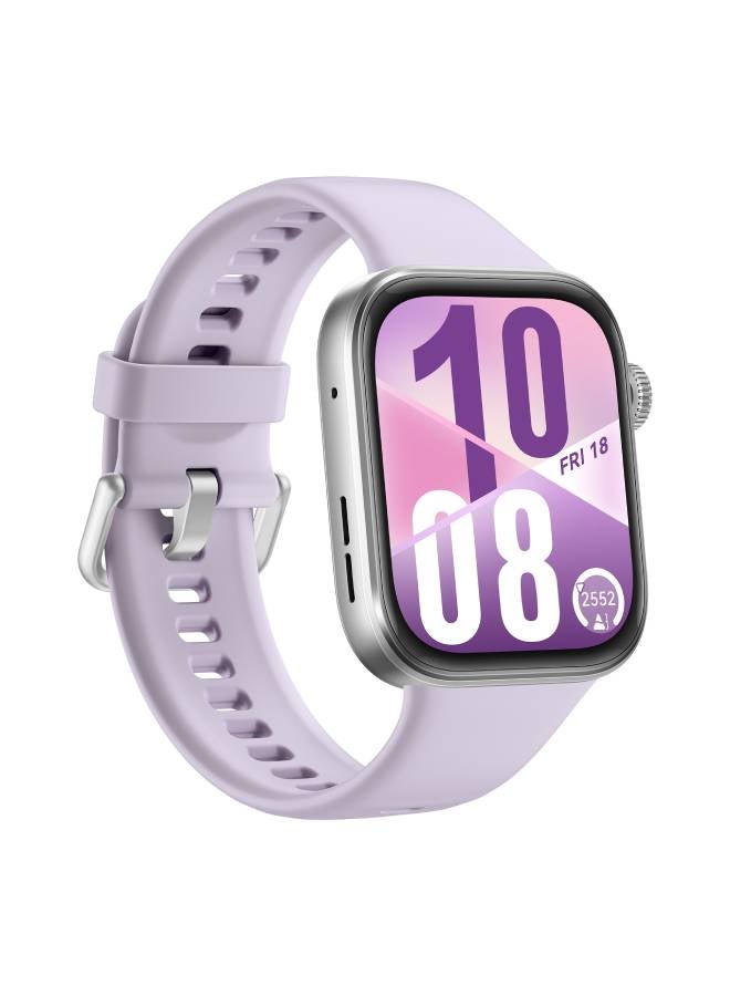 HUAWEI Watch FIT4 Smart Watch, 1.82” Display, 100+ Sports modes, Fitness and Sleep Tracker, Heart Rate Monitor, Emotional Wellbeing Assistant, up to 10-Day Battery Life, iOS & Android Purple - Image 1