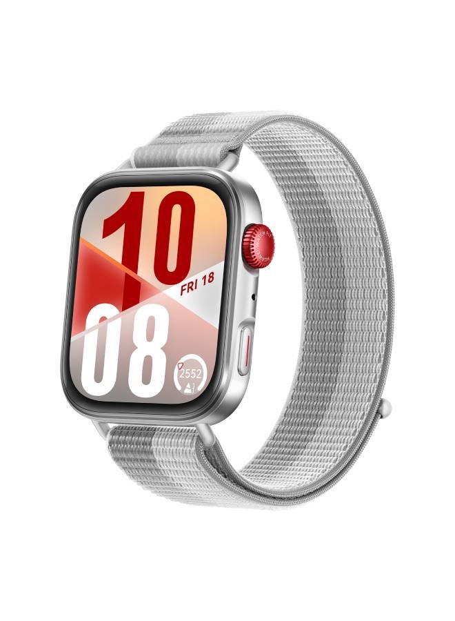 HUAWEI - Watch FIT4 Smart Watch, 1.82” Display, 100+ Sports modes, Fitness and Sleep Tracker, Heart Rate Monitor, Emotional Wellbeing Assistant, up to 10-Day Battery Life, iOS & Android Grey - Image 1