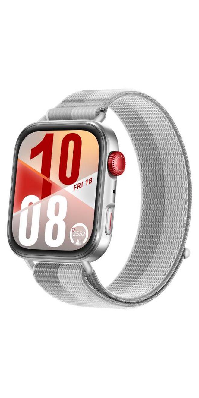 هواوي ساعة FIT4 الذكية، شاشة 1.82 بوصة، أكثر من 100 وضع رياضي، متتبع اللياقة والنوم، مراقب معدل ضربات القلب، مساعد الرفاهية العاطفية، عمر بطارية يصل إلى 10 أيام، متوافق مع iOS و Android - Image 1