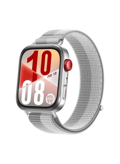 Watch FIT4 Smart Watch, 1.82” Display, 100+ Sports modes, Fitness and Sleep Tracker, Heart Rate Monitor, Emotional Wellbeing Assistant, up to 10-Day Battery Life, iOS & Android Grey