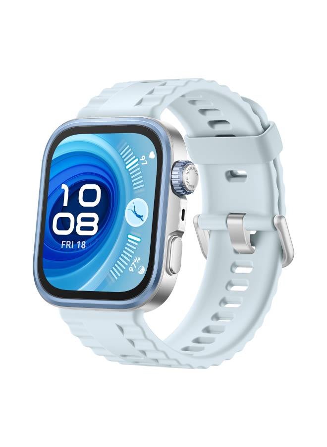 هواوي - Watch FIT4 Pro Smart Watch, 1.82” Display, Sapphire Glass &Titanium, GPS for Pro-Level Outdoor Sports, NFC, ECG Analysis, up to 10-Day Battery Life, iOS & Android Blue - Image 1