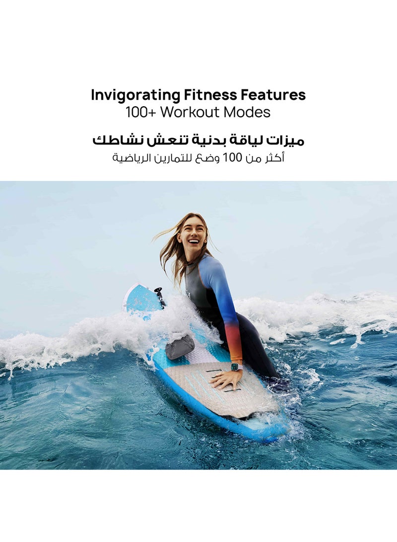 HUAWEI WATCH FIT 4 Smart Watch, 1.82-Inch Display, 100+ Sports Modes, Heart Rate Monitor, Emotional Wellbeing Assistant, up to 10-Day Battery Life, iOS And Android + Free Strap - Grey  - Image 4