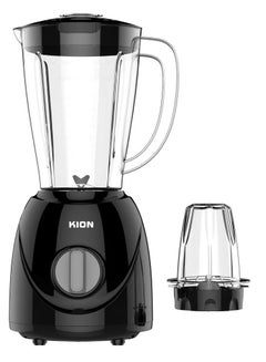 Kion Blender - 400W, 1.5L Capacity, Plastic Jar, 2 Speeds + Grinder 1.5 L 400 W BBB4015PP00 black  - Image 1