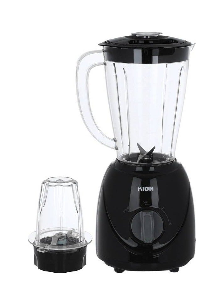 كيون خلاط - 400 واط، سعة 1.5 لتر، وعاء بلاستيكي، سرعتان + مطحنة - Image 2