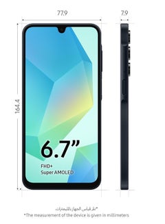 Samsung Galaxy A16 5G, Android Smartphone, Dual SIM Mobile Phone, 8GB RAM, 256 GB Storage, Blue Black (UAE Version)  - Image 3