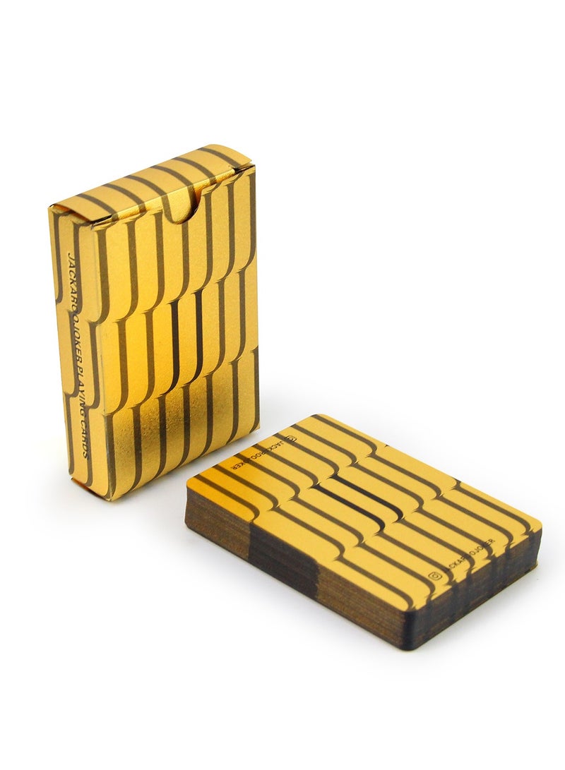 جاكارو جوكر Premium 100% Plastic Gold Card for Jackaroo Board Game  - Image 1