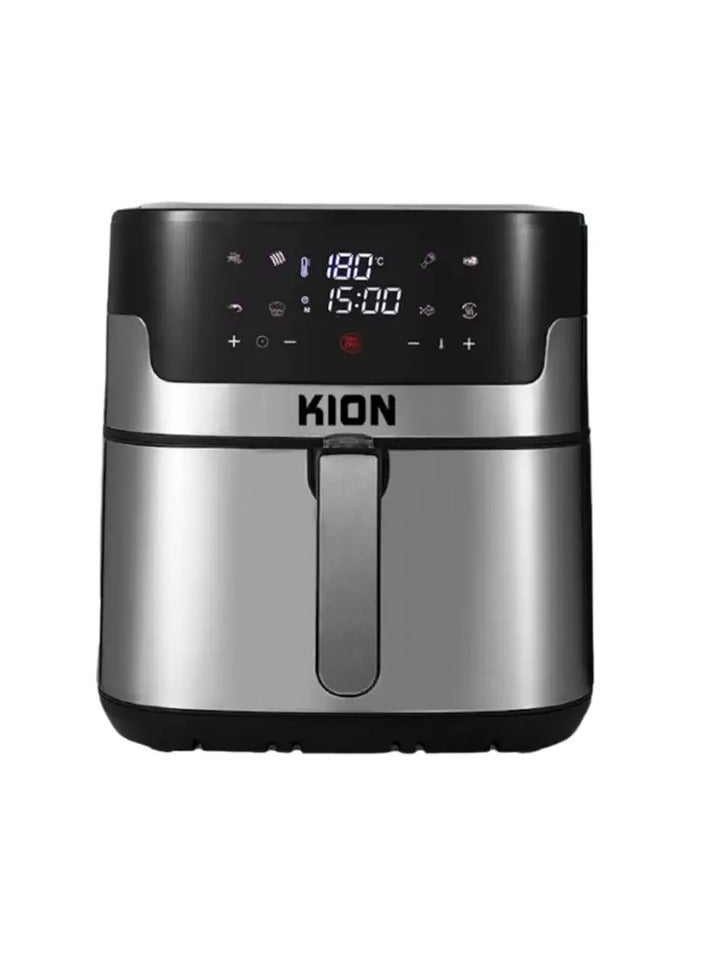 كيون Kion Digital Air Fryer, 1800W, 8.0L Capacity, Oil-Free Cooking, Touch Control Panel 8 L 1800 W FS-FAF8020DP00 silver 