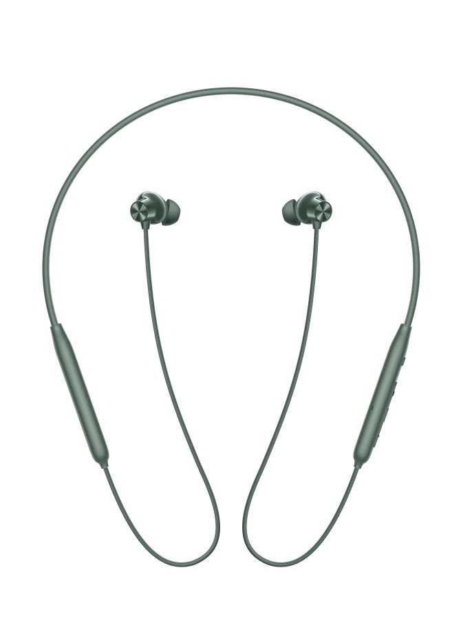 OnePlus Bullets Z2 ANC Neckband with 45dB Hybrid Noise Cancellation (IP55 Water Resistant, Upto 28 Hours Playback Grand Green - Image 1