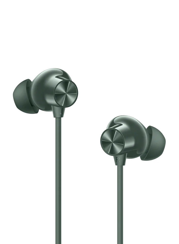 OnePlus Bullets Z2 ANC Neckband with 45dB Hybrid Noise Cancellation (IP55 Water Resistant, Upto 28 Hours Playback Grand Green - Image 4