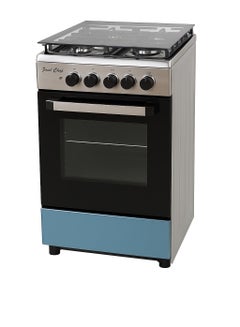 يونيكس Gas Oven 4 Burners with Grill – Stainless Steel 55*55 C5555S3V silver  - Image 1