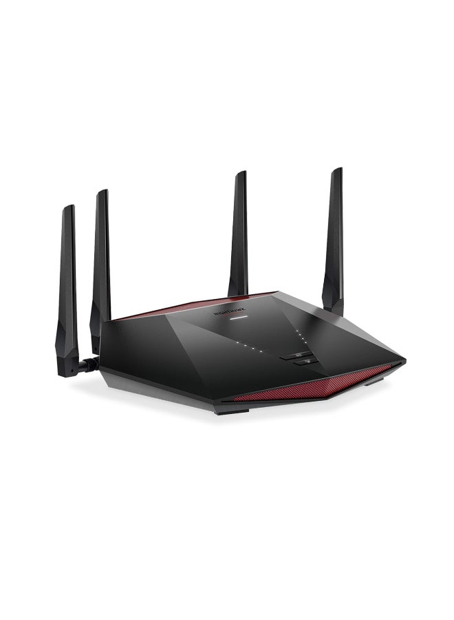 NETGEAR Nighthawk WiFi 6 Gaming Router | Fast XR1000 WiFi 6 speeds up to 5.4Gbps, Powered by DUMA OS 3.0, Geo Fencing & Ping Heatmap, Bandwidth Allocation, 4K/8K Streaming Black  - Image 1