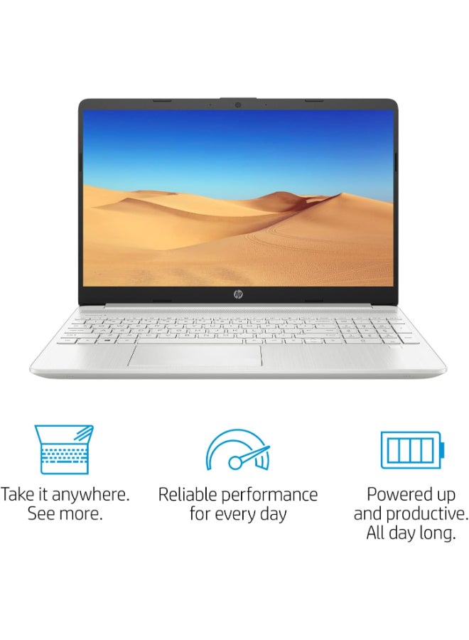 HP - Business Laptop With 15.6-Inch HD Display, Core i3-1115G4 Processor/16GB RAM/1TB SSD/Intel UHD Graphics/Windows 11 Home English/Arabic Silver - Image 1