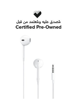 Renewed - EarPods With 3.5mm Headphone Plug, Wired White - pnsku/N70172512V/45/_/1745837483/fdd3bd1f-b6cd-4bd0-89a7-f813aae02ff6