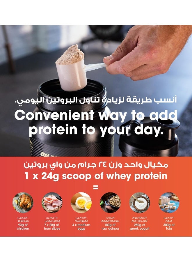 Optimum Nutrition Gold Standard 100% Whey Protein Powder, Double Rich Chocolate (1 lb.) - Image 2