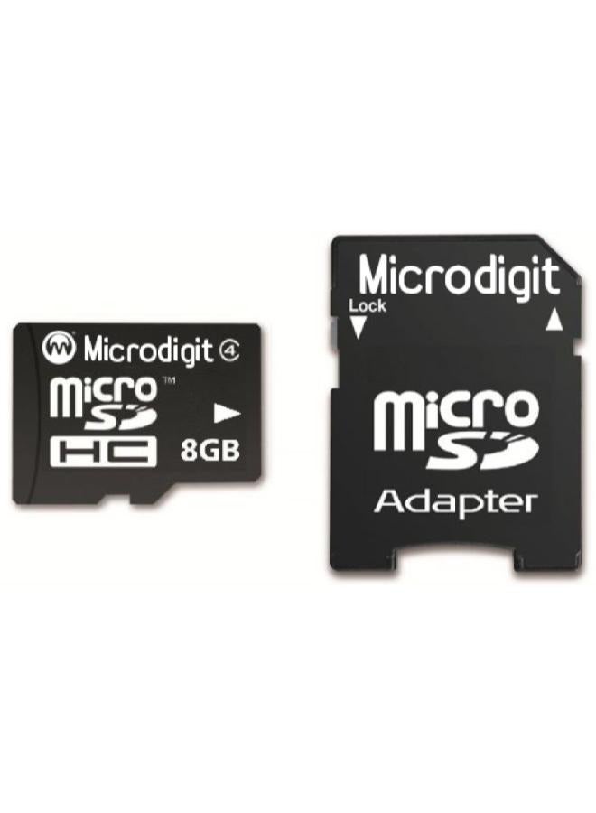 Microdigit Microdigit 8GB Micro digit Micro SD Memory Card 8 GB  - Image 1