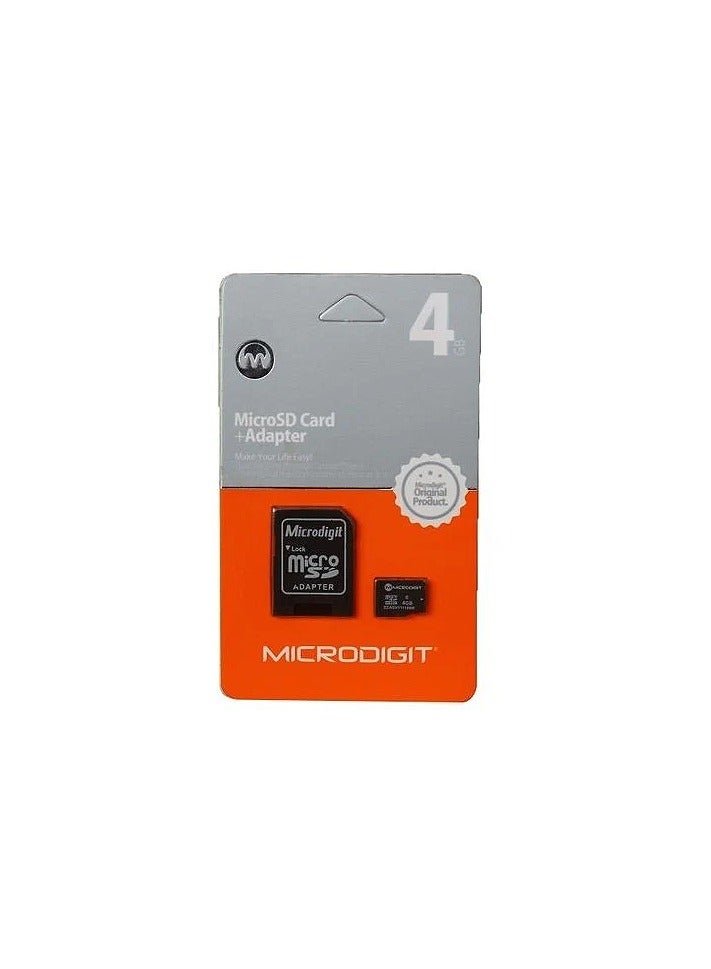 ميكرو ديجيت Microdigit 4GB MEMORY CARD 4 GB  - Image 2
