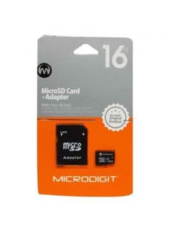 ميكرو ديجيت Micro digit Micro SD Memory Card - 16 GB 