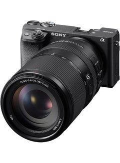 Sony Alpha 6400 Mirrorless Camera with 16-50mm Power Zoom Lens – 24.2MP APS-C Sensor, 4K Video, Fast Autofocus, Tiltable Touchscreen LCD – ILCE-6400K Black  - Image 1