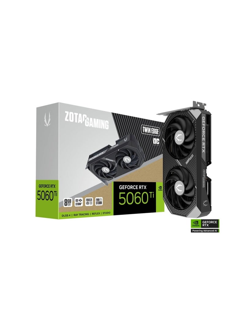زوتاك بطاقة الرسوميات جيمينج جيفورس RTX 5060 Ti سعة 16 جيجابايت توين إيدج